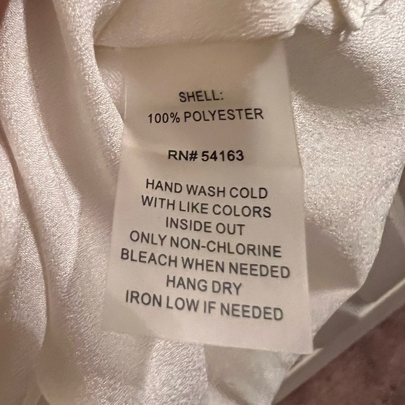 Calvin Klein Sheer Shirt with Gold Hardware - Picture 4 of 4